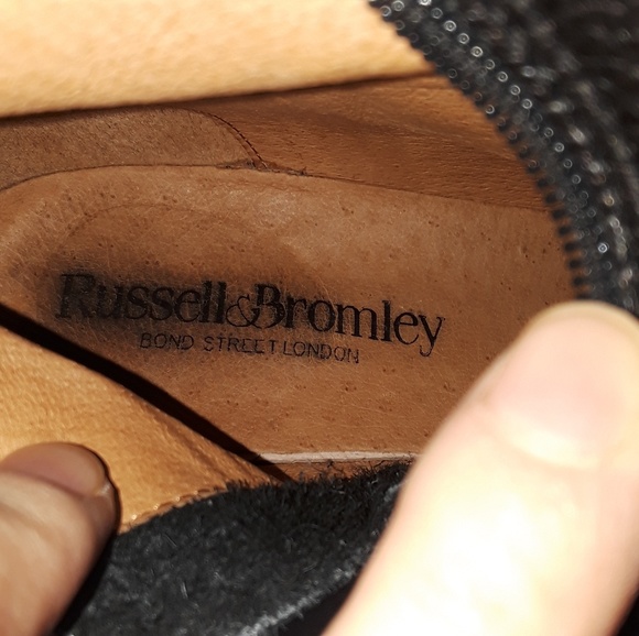 Russell & Bromley Women Black Tall Boots Size 39.5 - Picture 5 of 7